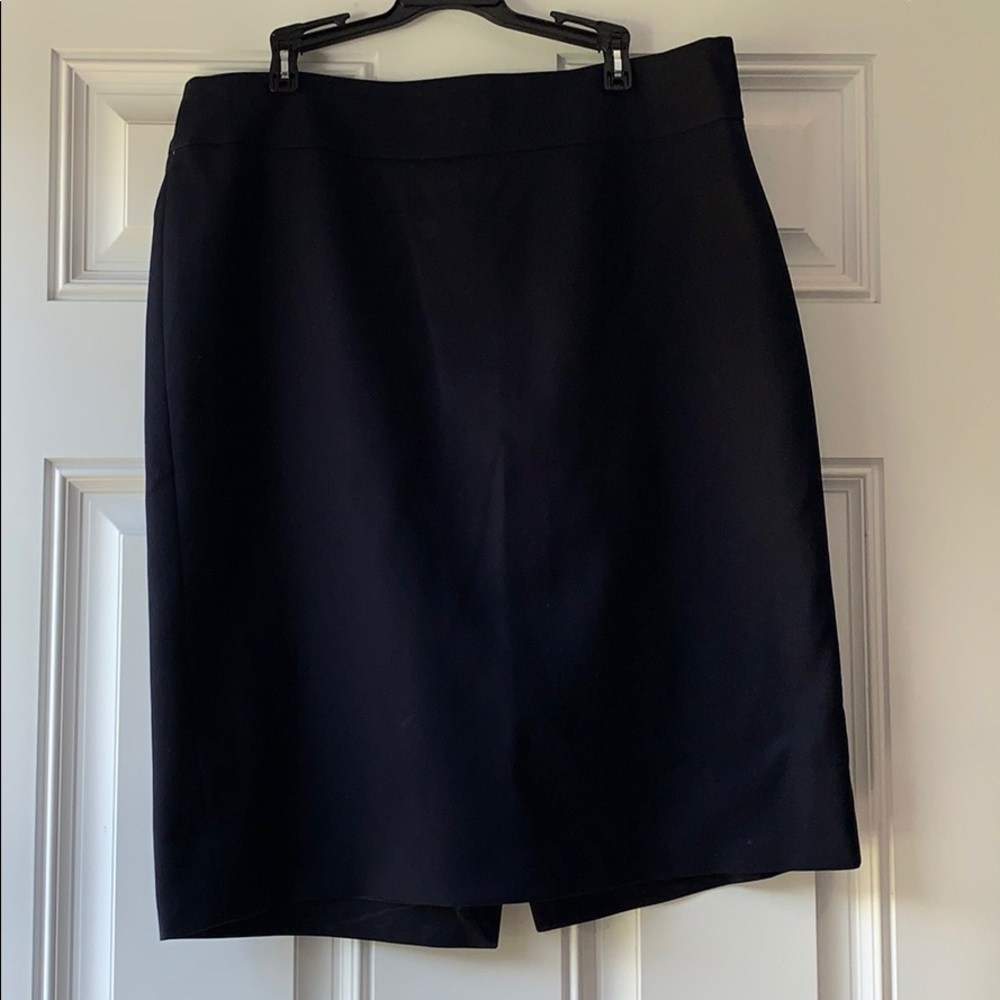 Navy Blue office Skirt